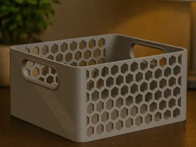 Modern Hexagonal Storage Box
