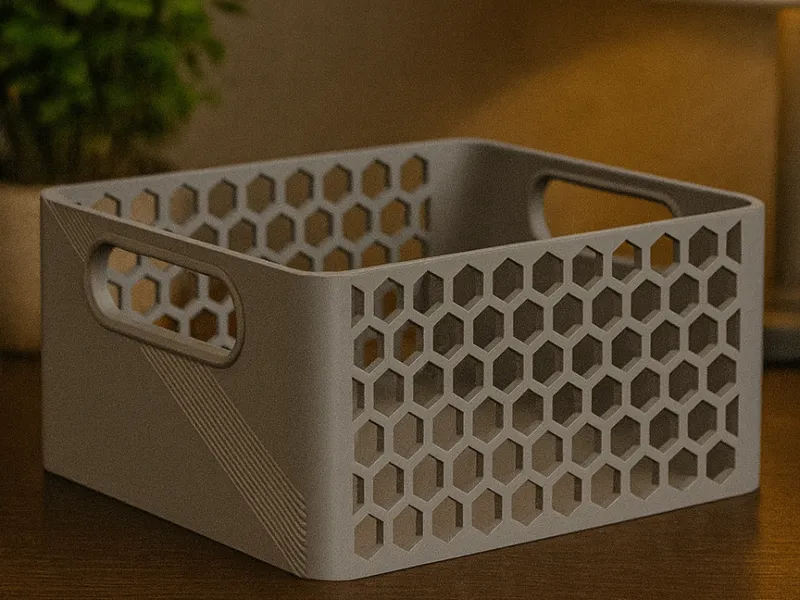 Modern Hexagonal Storage Box