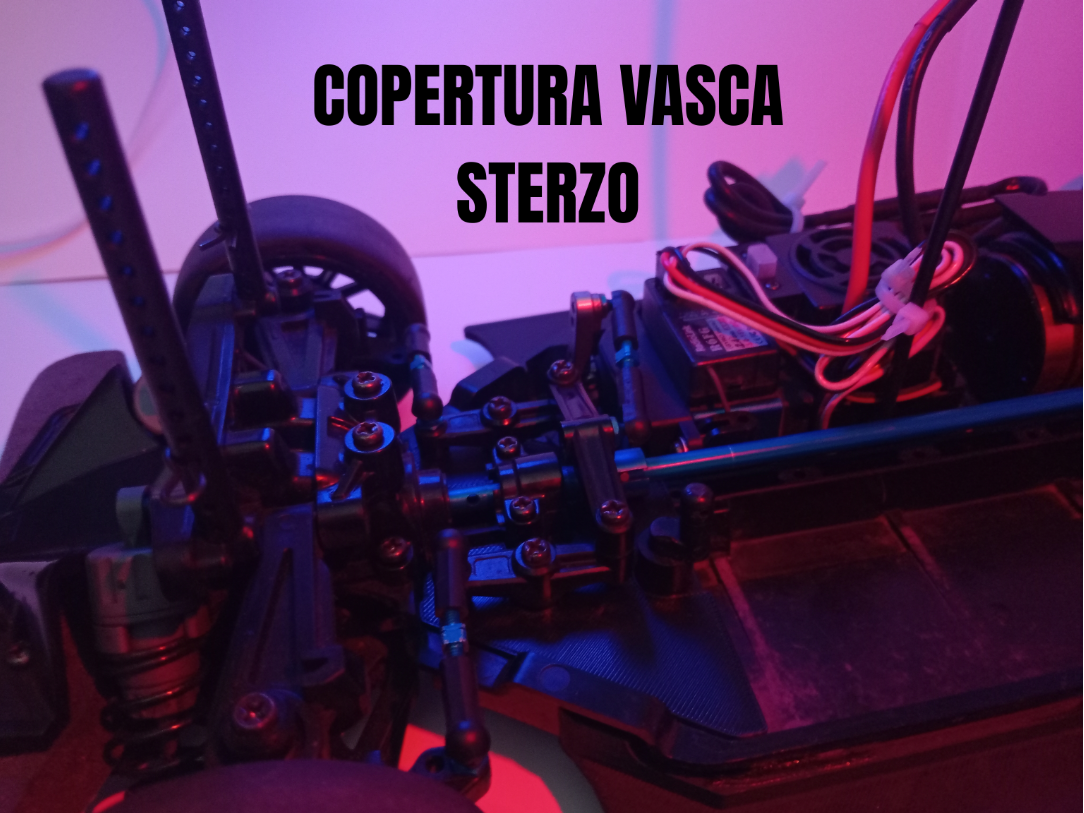 Copertura vasca sterzo Tamiya TT02 
