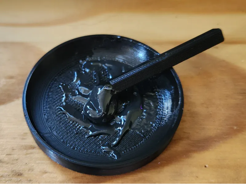 Single use epoxy mixing tray and mixer. 15min <5Gr