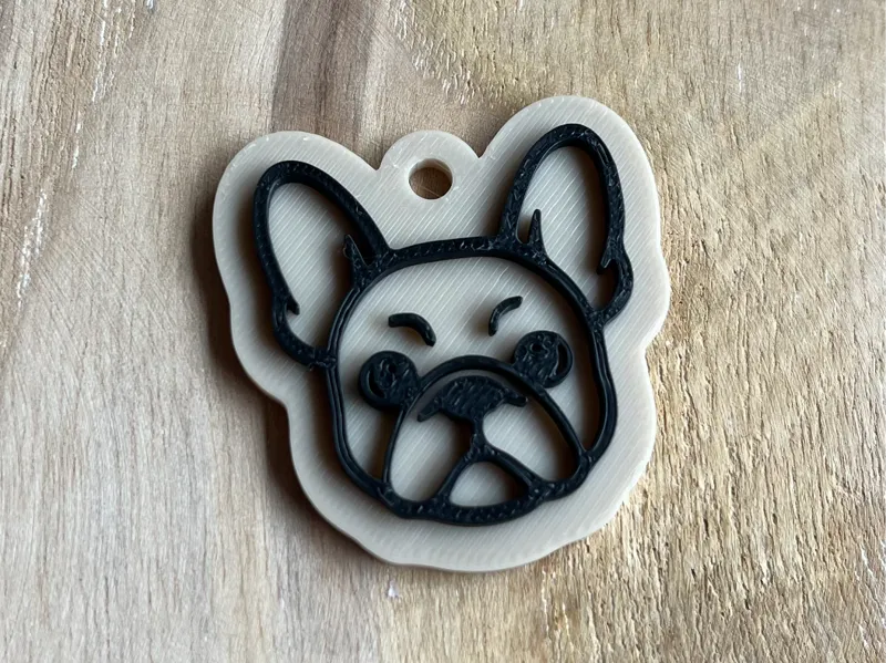 Anhaenger französische Bulldogge