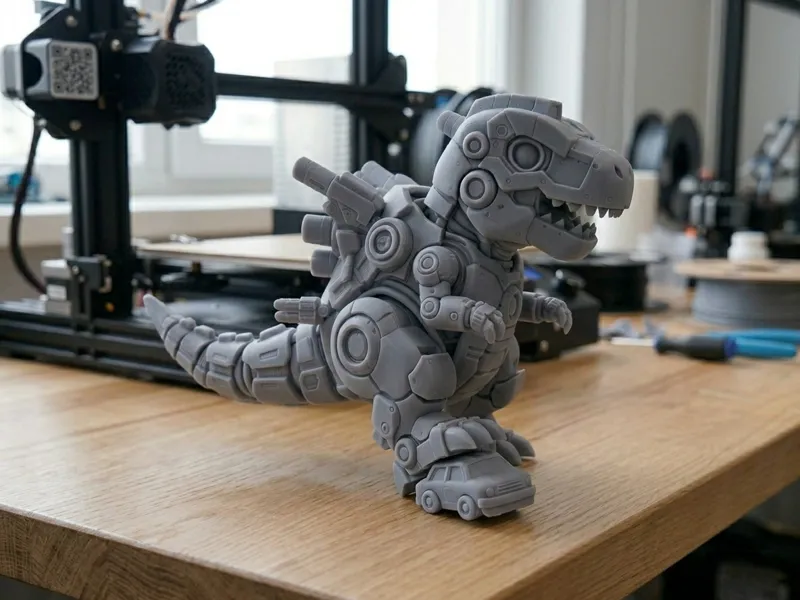 Chibi Mecha T-Rex