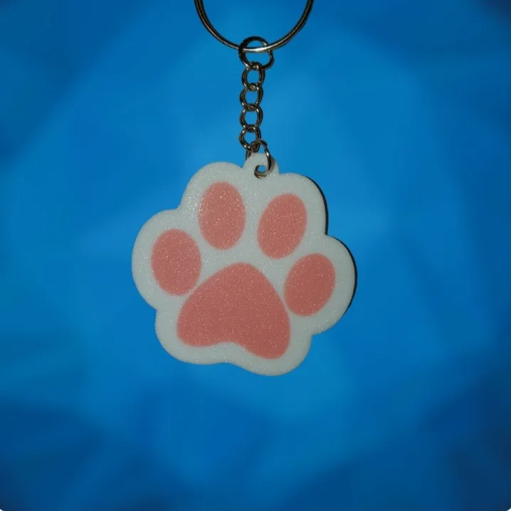 PAW KEYCHAIN 2COLORS