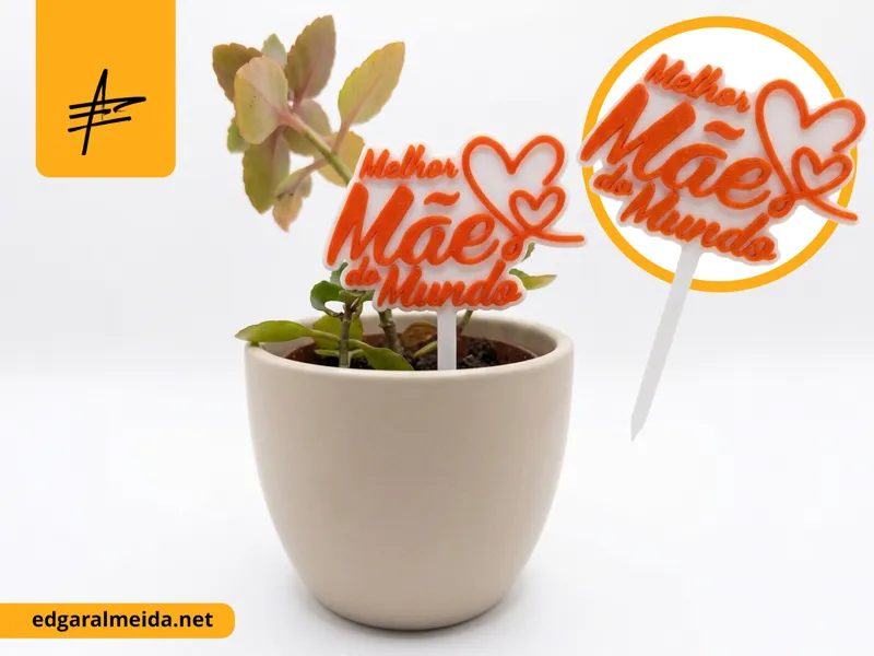 Dia da Mãe - Placa para Plantas / Arranjos