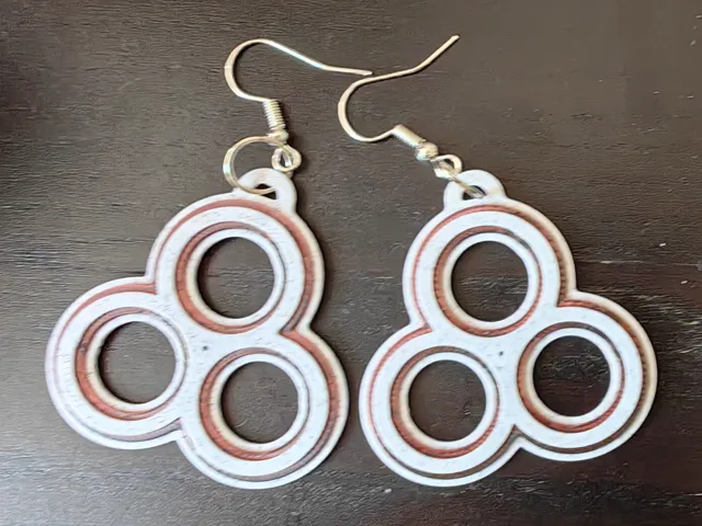 Triple Tangent Circle Earrings – Multicolor