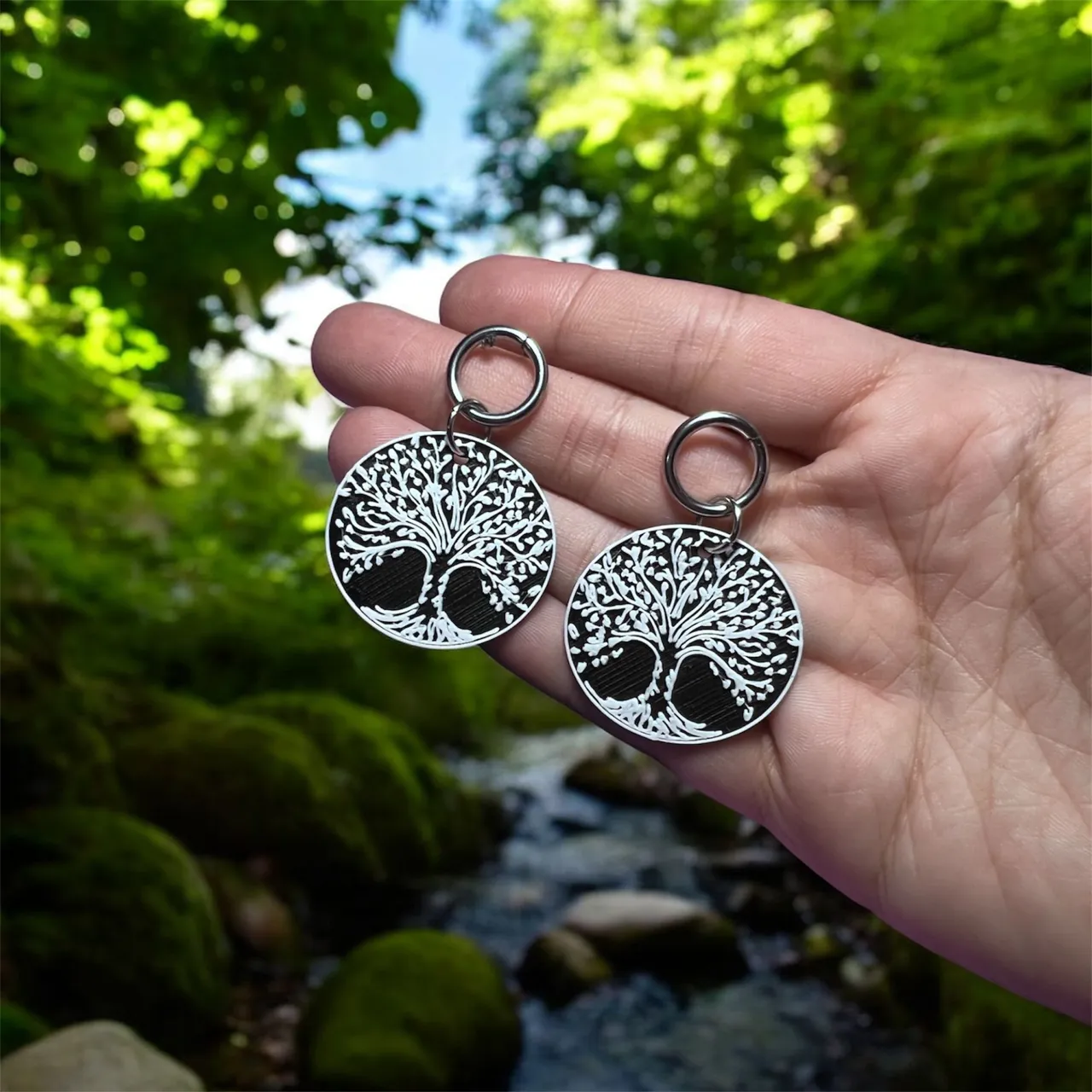 Pendientes árbol de la vida view 2