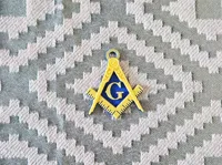 Square and Compasses sign - wider ring -AMS