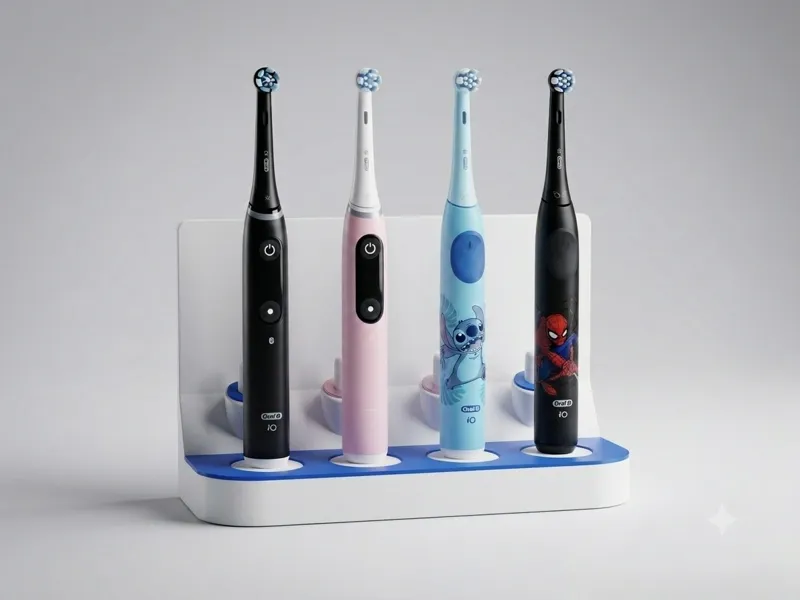 Toothbrush Holder, Replaceable Covers, Oral-B iO 6