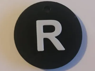 Letter Keychain