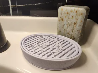 Bathroom Soap Dish (Cat Pattern)