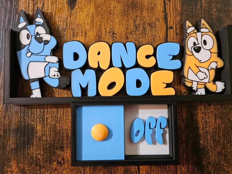 Dance Mode Wall Sign