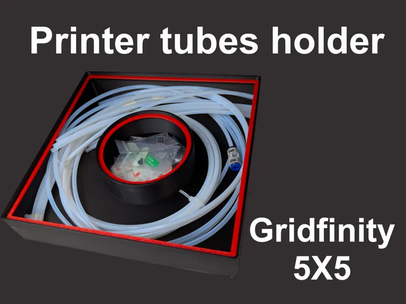 gridfinity tube holder 5x5