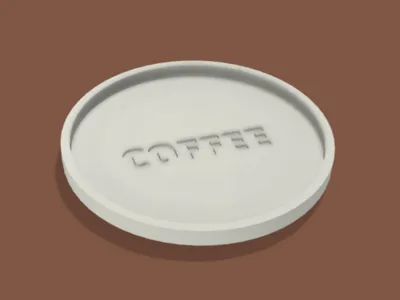 Minimalistic Coffee Mug Pad