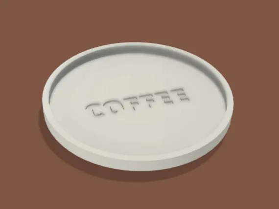 Minimalistic Coffee Mug Pad