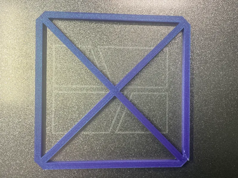 Orthogonal test model / squareness test