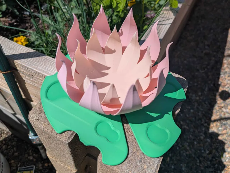 Lilypad Flower Bowl 