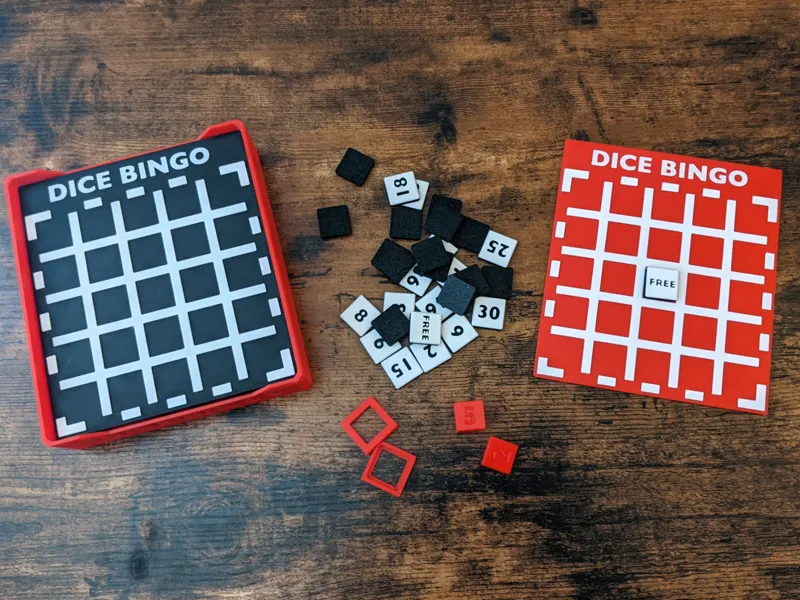 Dice Bingo! - A dice based multiplication game