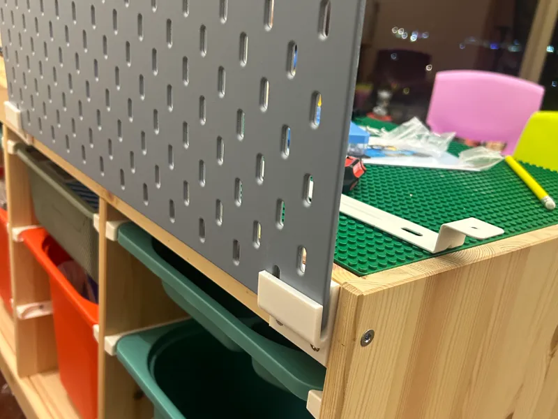 ikea宜家洞洞板TROFAST舒法特儿童收纳储物柜安装配件
