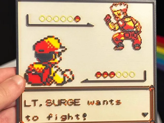 LT. Surge wants to fight! From pokemon yellow