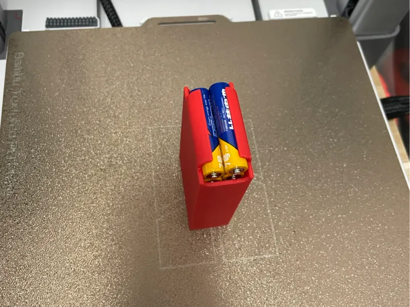 Cartridge battery storage - AAA battery