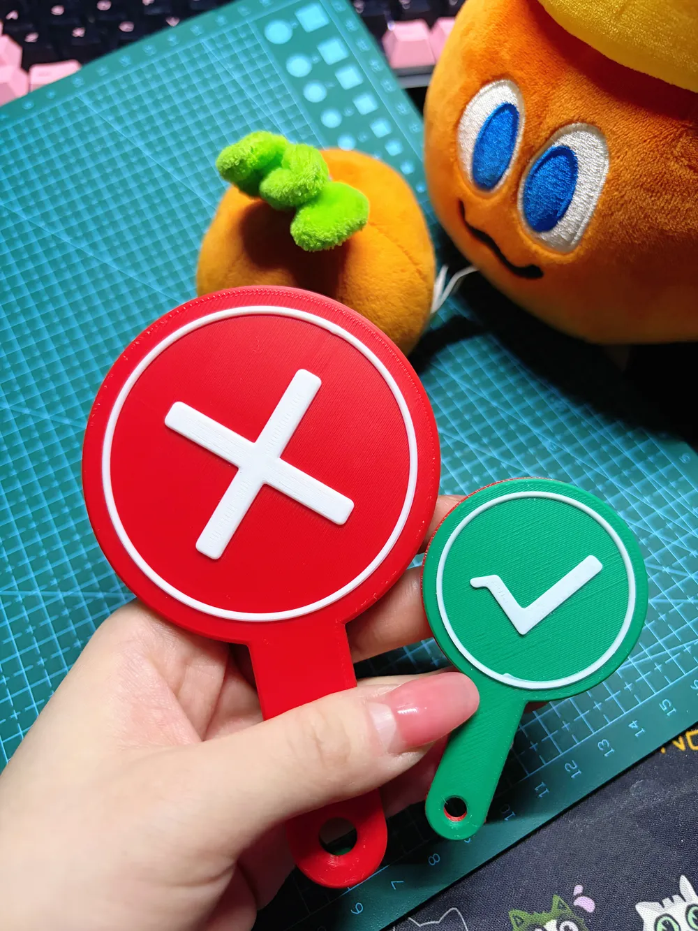 Ultra-refined large and small correct/incorrect scoring paddles! AMS ...
