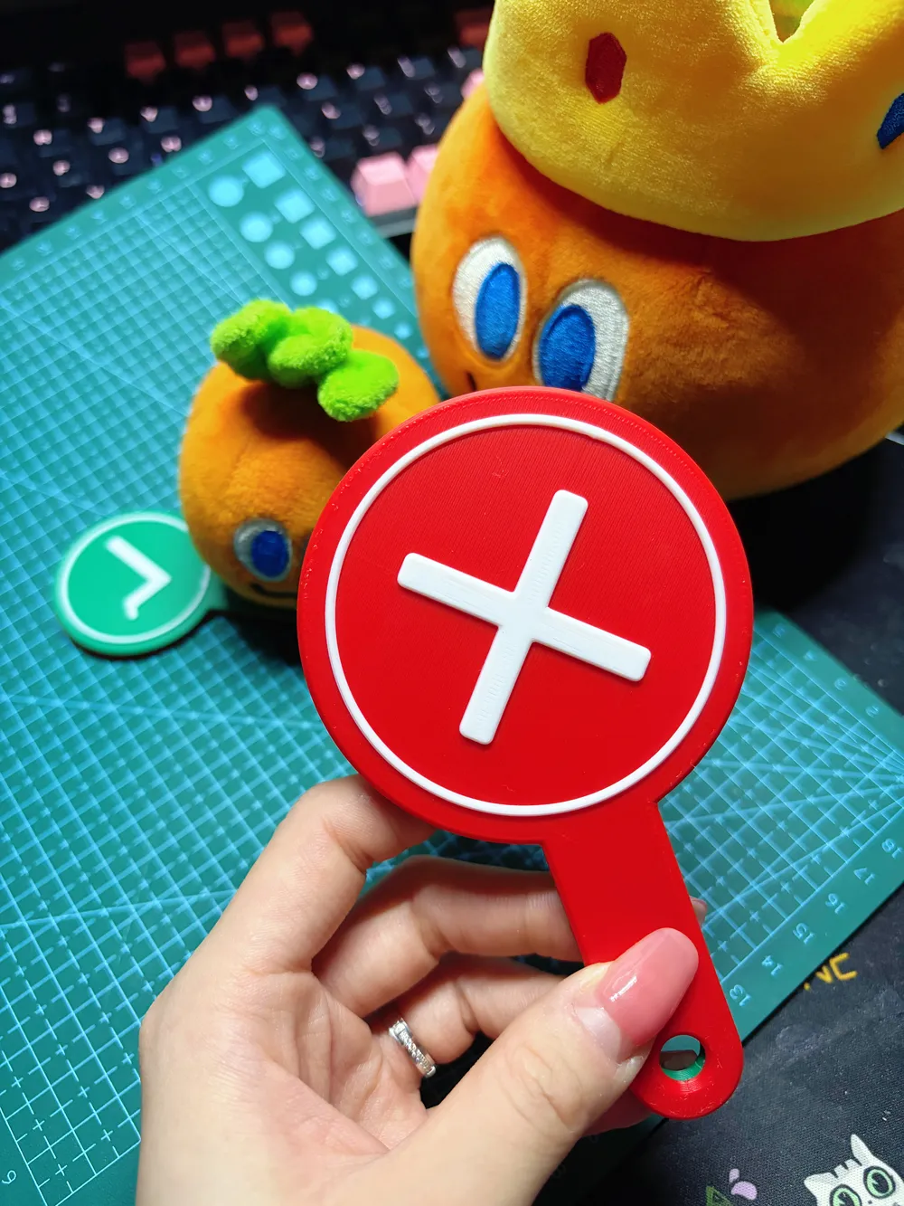 Ultra-refined large and small correct/incorrect scoring paddles! AMS ...
