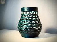 Vase spirale torsadé — photo 2