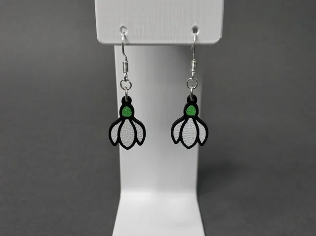 Snowdrop Earrings (Spring 2025 - Design 4/5)