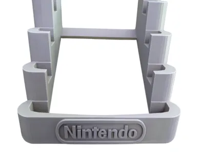 SNES cart holder (PAL) with logo
