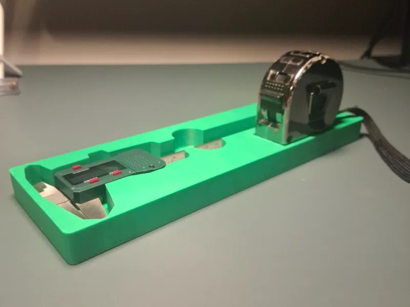 CALIPER AND TAPE MEASURE STAND