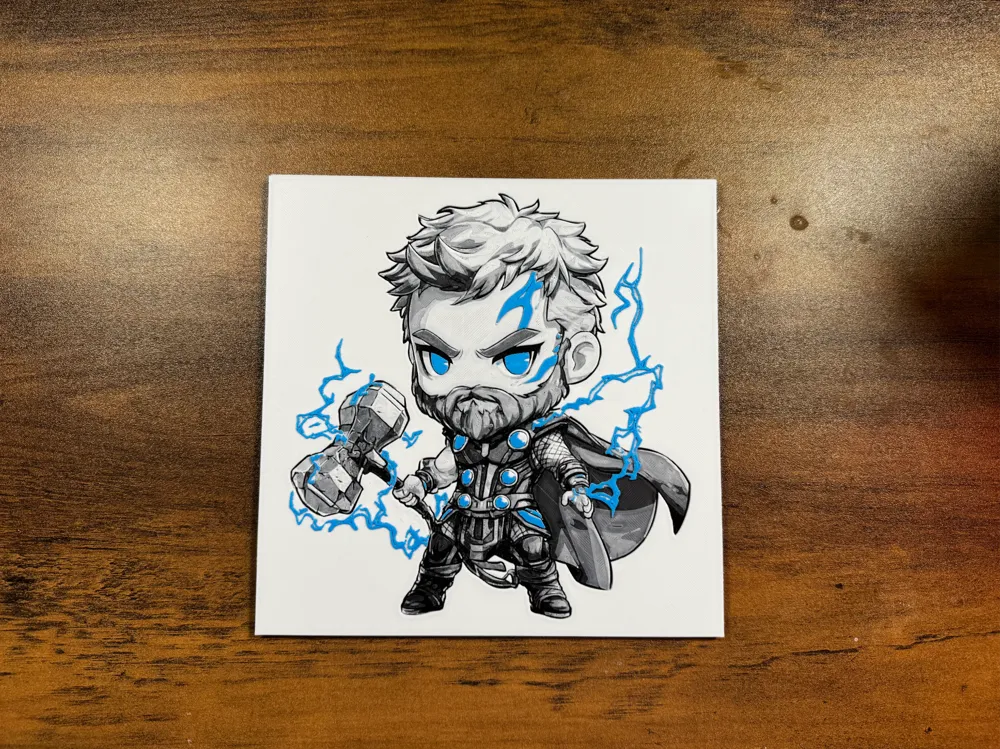 Chibi Thor – God of Thunder Print