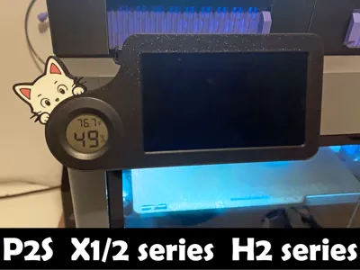 Peeking Cat Hygrometer Screen Bezel