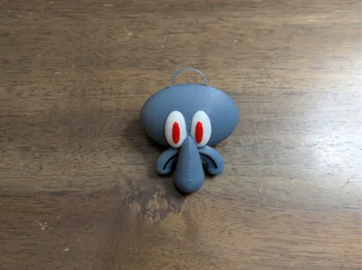 Squidward Keychain
