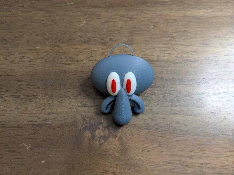 Squidward Keychain