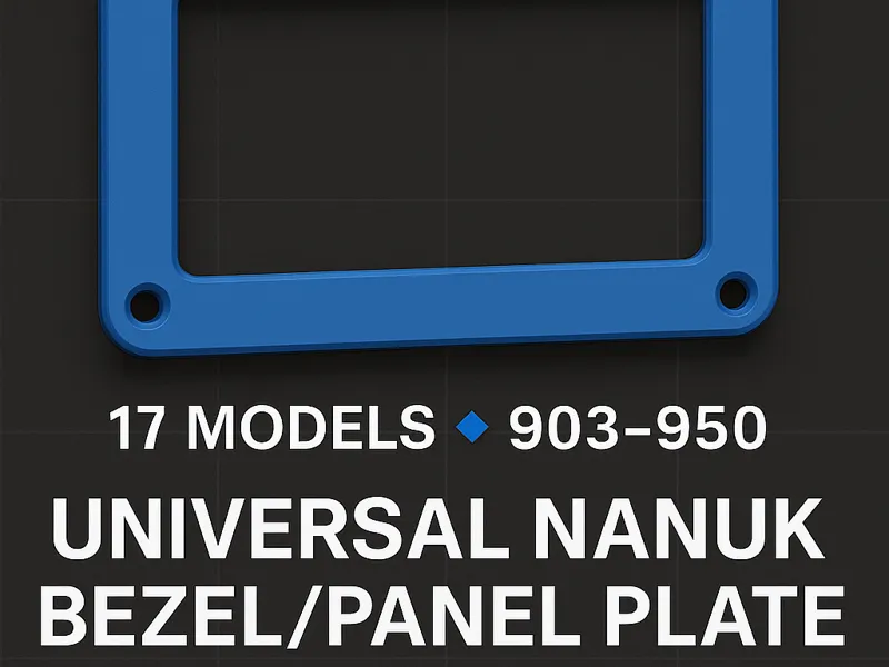 Nanuk 904 Bezel Panel Plate