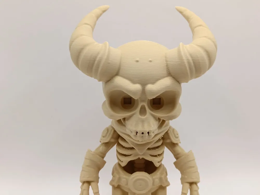 Chibi Devil Skeleton Warrior - Free 3D Print Model - MakerWorld