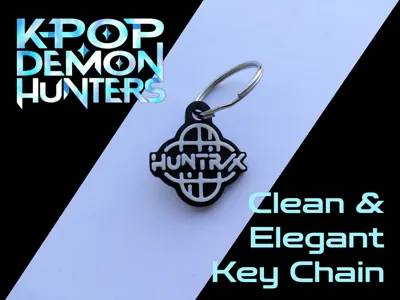 Huntrix Keychain (Kpop Demon Hunters)