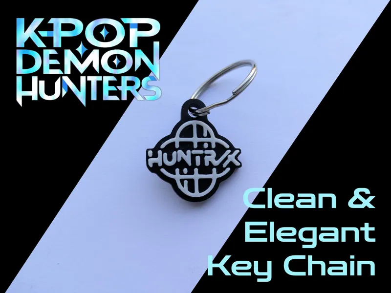 Huntrix Keychain (Kpop Demon Hunters)