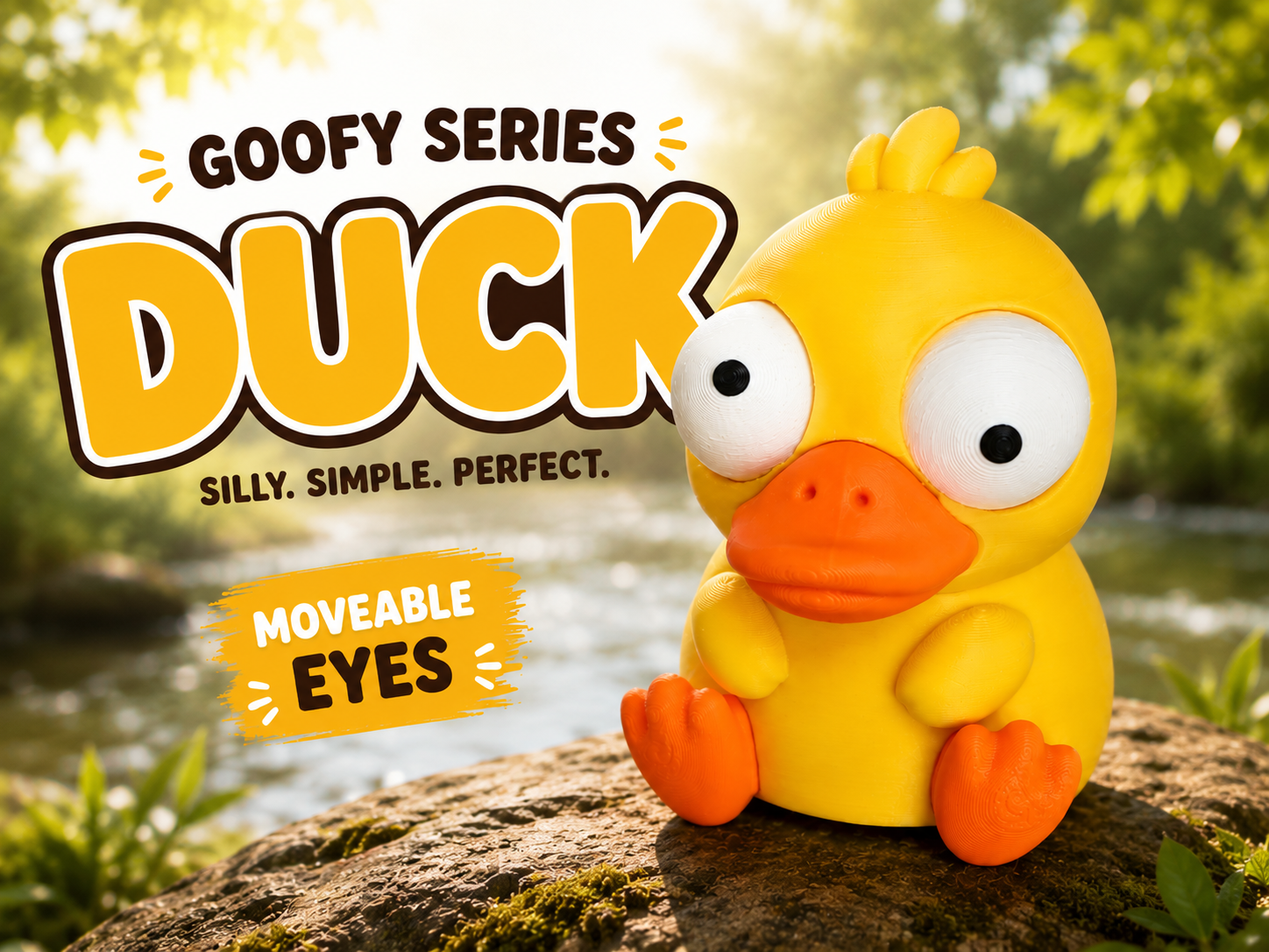 Goofy series – DUCK Movable Eyes NOAMS