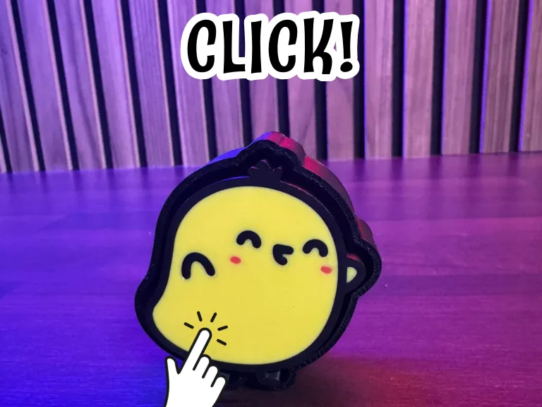 Kawaii Chicken Fidget Clicker – Satisfying