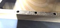 Thin layer of both halves to show magnet hole positions