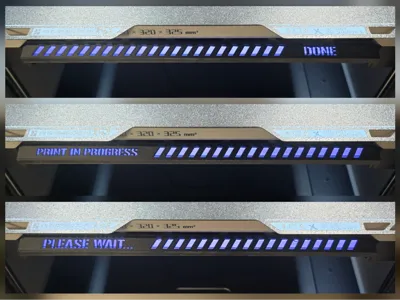 Status LED Cover series H2(H2D/H2DPRO/H2S/H2C)