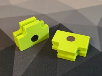 Magnetischer Abstandshalter für Wabengitter