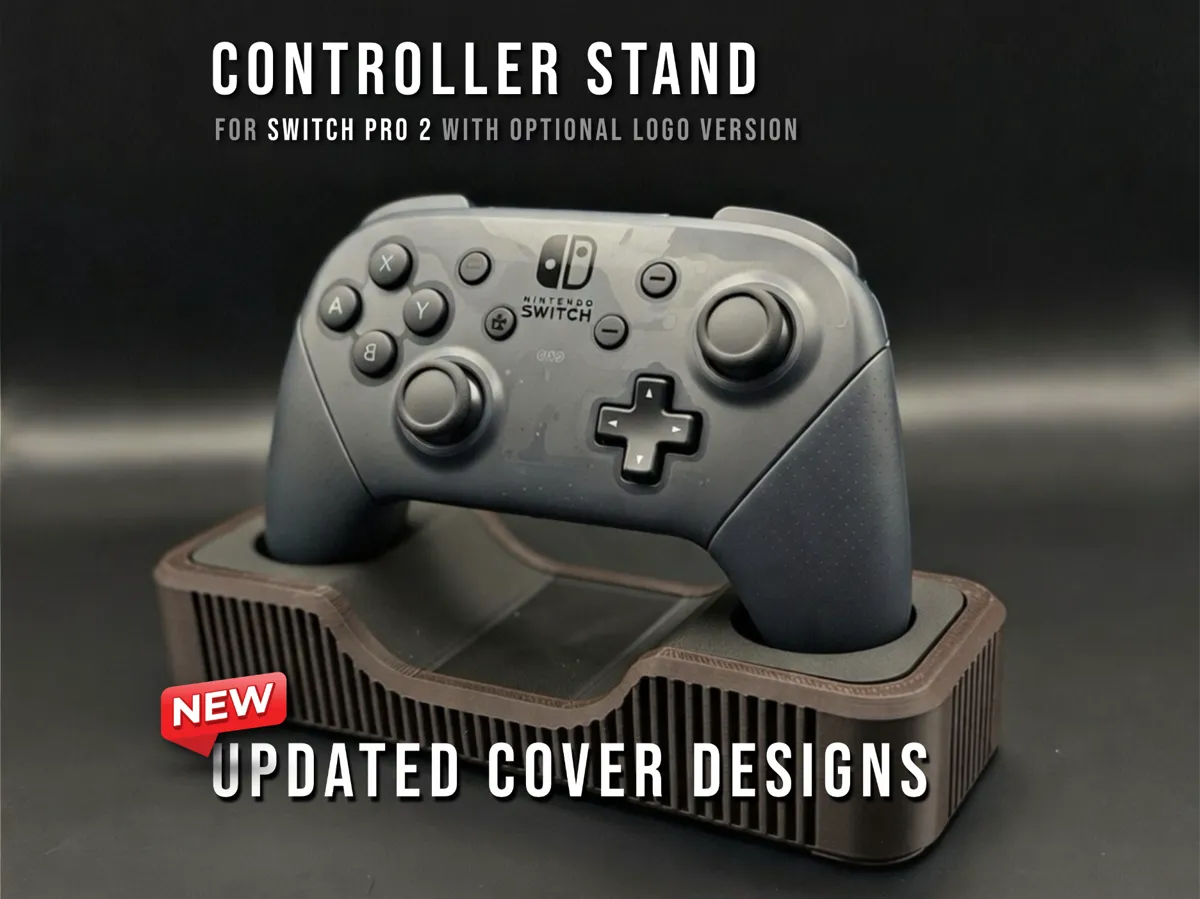Switch Pro 2 Controller Stand - Free 3D Print Model - MakerWorld