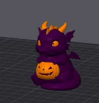 Dragon chibi d'Halloween — photo 3