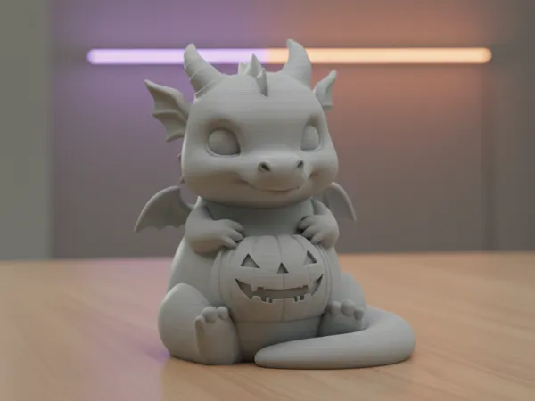 Dragon chibi d'Halloween