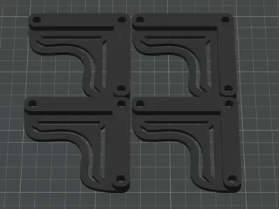 Wall mount for mirror - minimal and secure