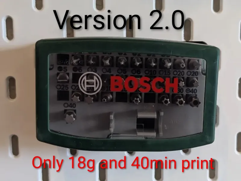 Skadis Holder for Bosch bit set