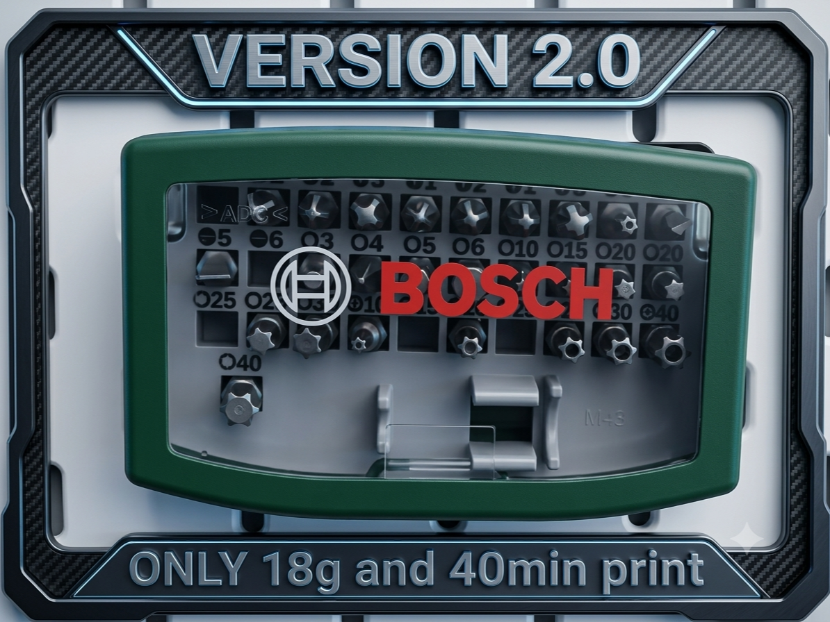Skadis Holder for Bosch bit set
