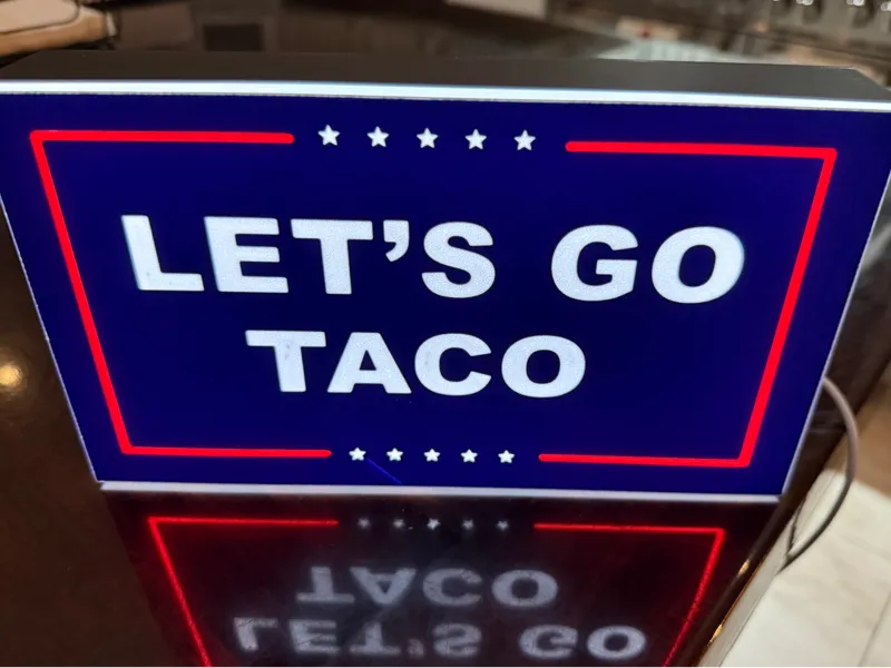 Let's Go Taco Light Box